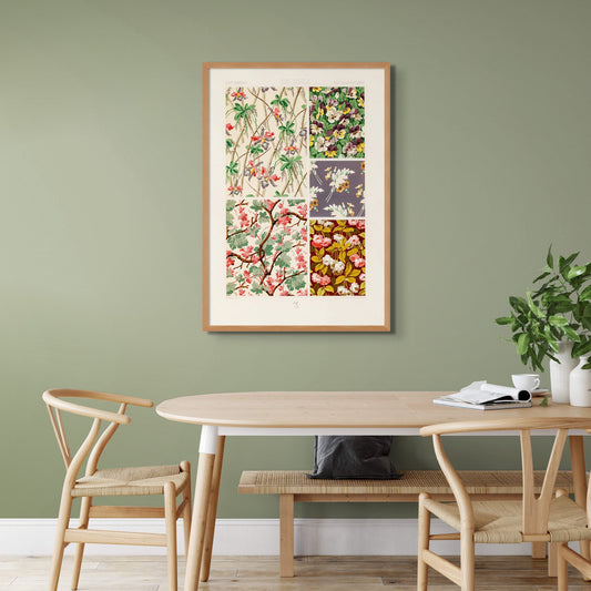 19th Century Flower Pattern (1888) - Milisima Studio