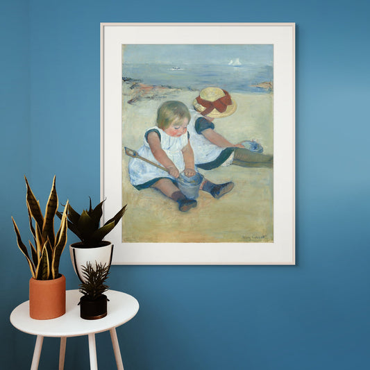 Children Playing on the Beach (1884) - Milisima Studio