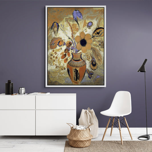 Etruscan Vase with Flowers (1900—1910) - Milisima Studio