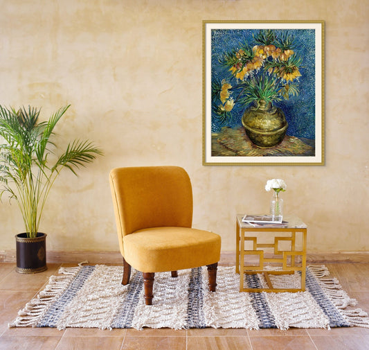 Imperial Fritillaries in a Copper Vase (1887) - Milisima Studio