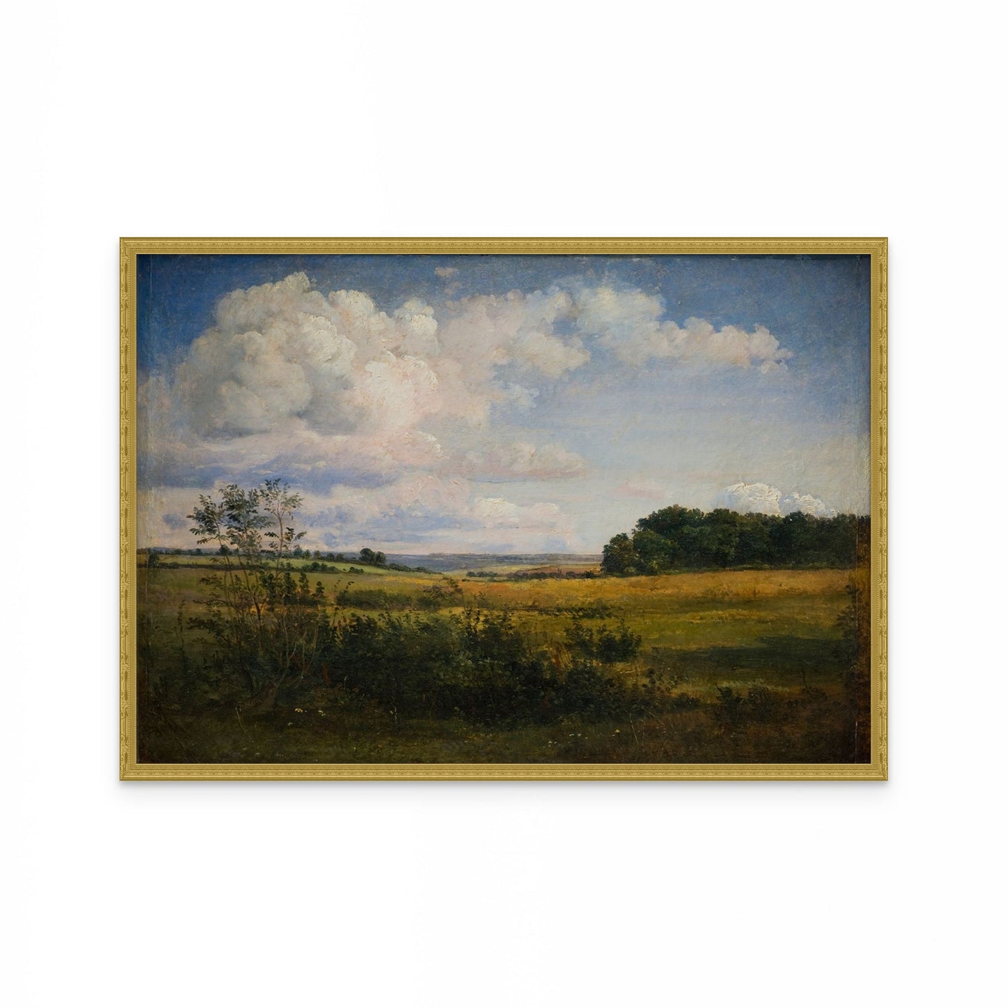 Landscape with Sunlit Clouds (1844–1845) - Milisima Studio