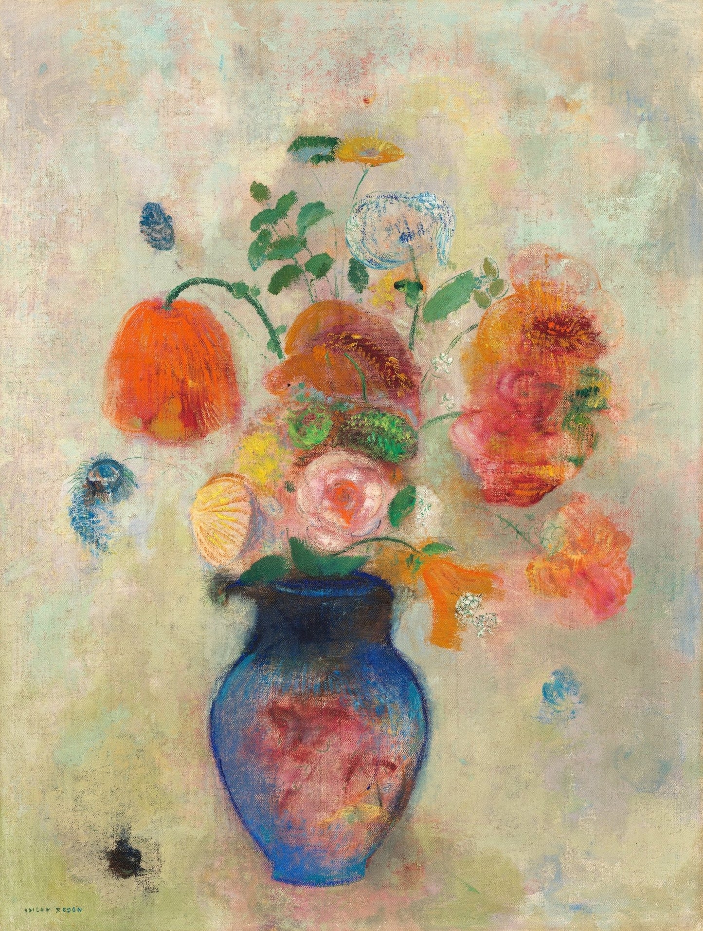 Large Vase with Flowers (1912) - Milisima Studio