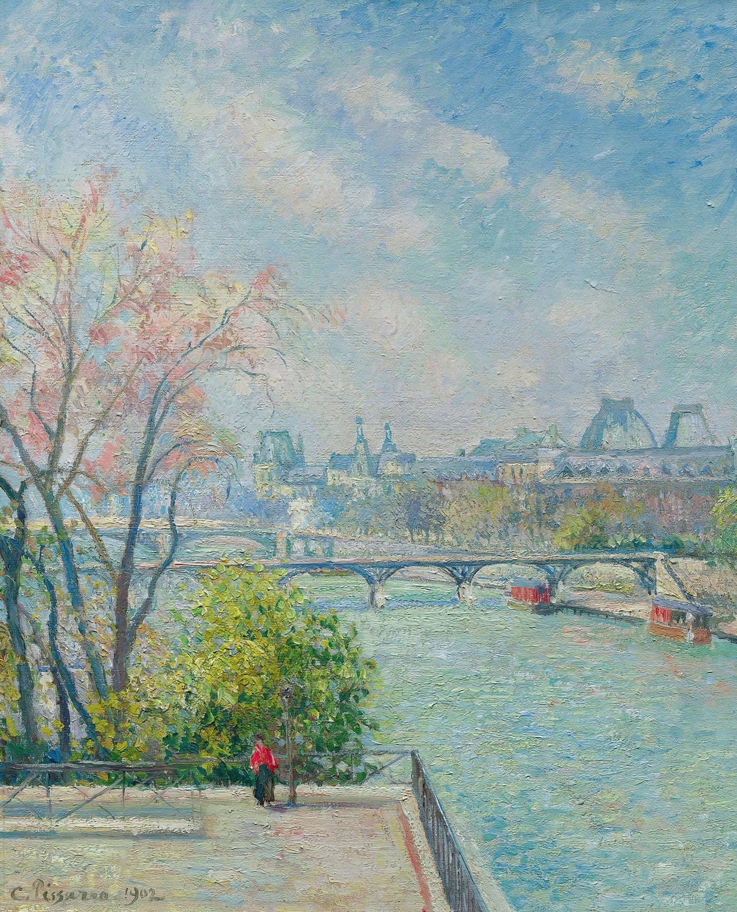 Le Louvre, Matin, Printemps (1902) - Milisima Studio