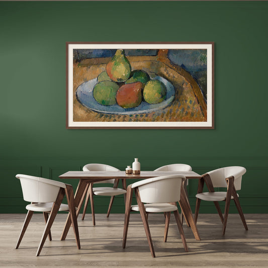 Plate of Fruit on a Chair (ca.1879–1880) - Milisima Studio