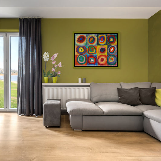 Quadrate Mit Konzentrischen Ringen (1913) - Milisima Studio