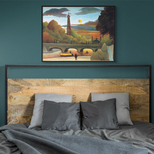 Seine and Eiffel - tower in the sunset (1910) - Milisima Studio