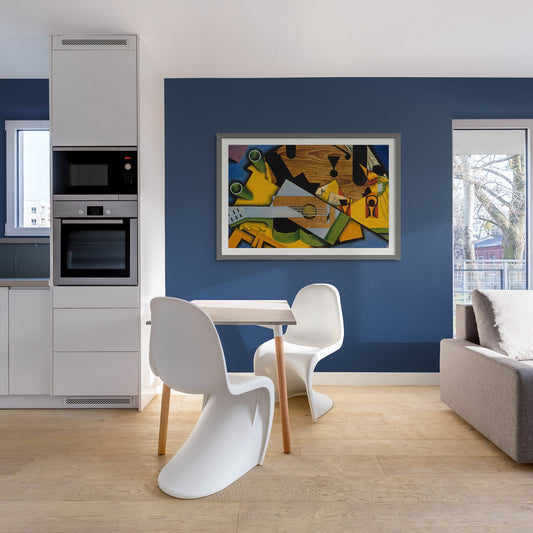 Still Life with a Guitar (1913) - Milisima Studio