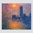 Les chambres du Parlement, coucher de soleil (1904)