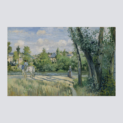 Sunlight on the Road, Pontoise (1874) - Milisima Studio